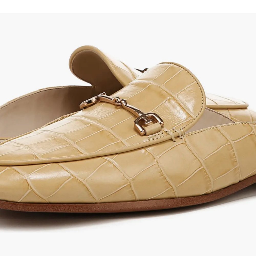 Sam Edelman Linnie Horsebit Embellished Mules MSRP$190 Perfect for Warm Seasons - Picture 9 of 14